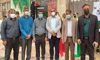 حضور بسیجیان و کارکنان بهداشت رودان در راهپیمایی یوم‌الله ۱۳ آبان